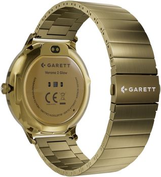 Smartwatch damski Garett Verona 2 Glow Złoty Stalowy (5).jpg